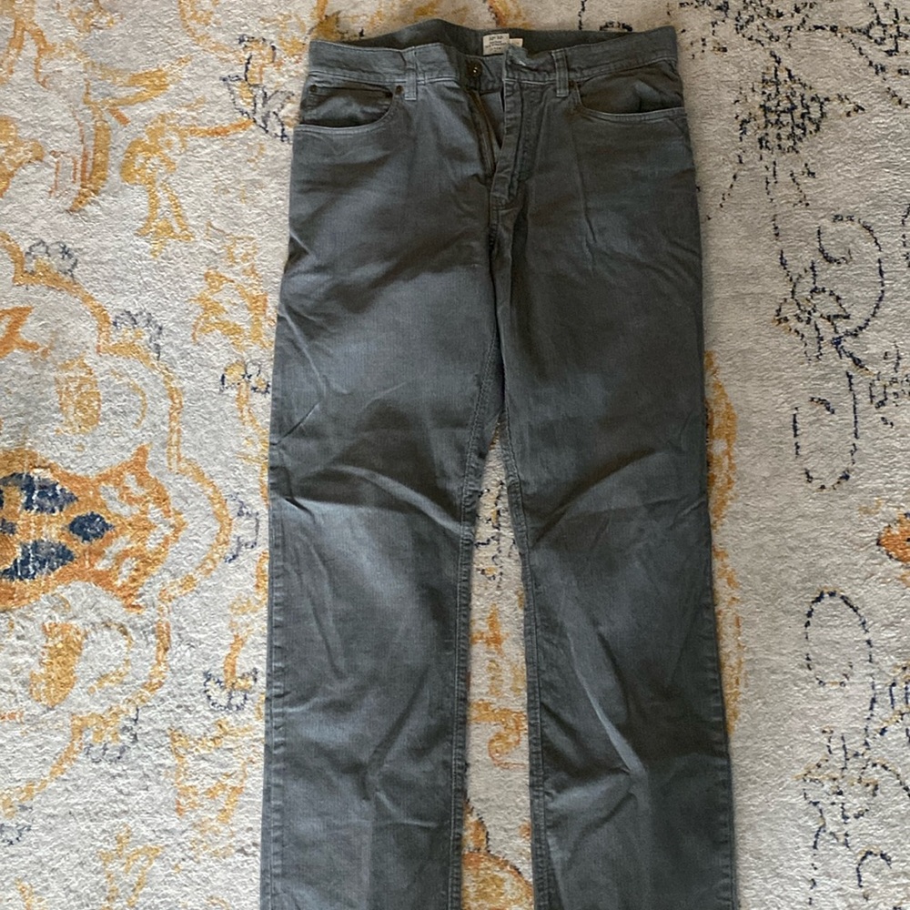 JCrew corduroy Vintage Slim Straight 32x32